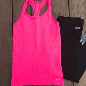Victoria’s Secret VSX Textured Racerback Yoga Tank